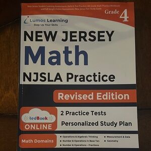 New Jersey Math NJSLA Practice Book